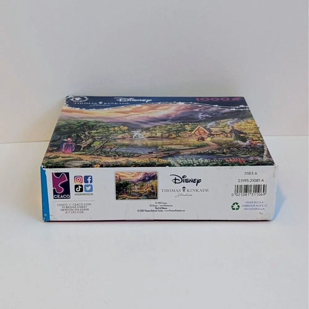SEALED Thomas Kinkade Disney Jigsaw Puzzle Evil Queen NIB